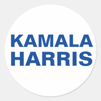 Kamala Harris (カスタマイズ可能)スタンプ ラウンドシール
