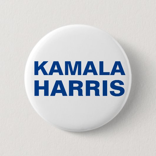 Kamala Harris （カスタマイズ可能）ピン 缶バッジ (正面)