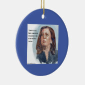 Kamala Harris 引用句 セラミックオーナメント (右)