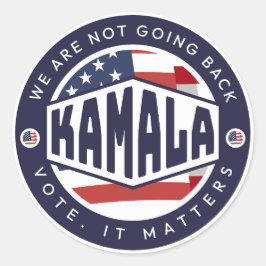 Kamala Harris：戻らない ラウンドシール
