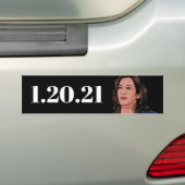 KAMALA HARRIS: 1.20.21 BUMPERステッカー バンパーステッカー (車上)