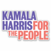 Kamala Harris 2020カマラハリス大統領のために シール (正面)