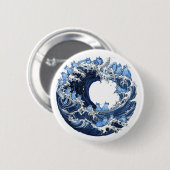 Kamala Harris 2024かわいい青い猫たち 缶バッジ (正面&裏面)