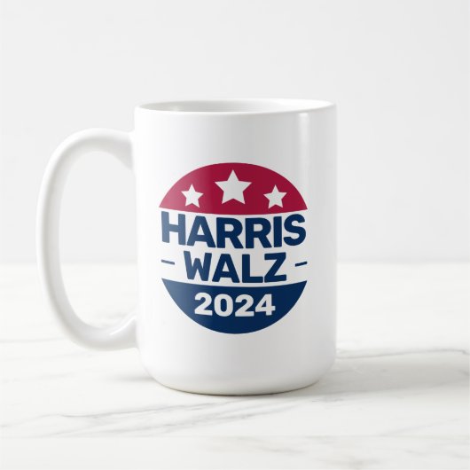 Kamala Harris 2024と大統領選挙キャンプ コーヒーマグカップ (左)