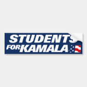 Kamala Harris 2024の学生 バンパーステッカー (正面)