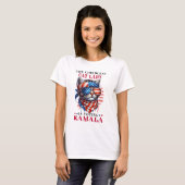 Kamala Harris 2024の愛国キャットレディ Tシャツ (正面フル)