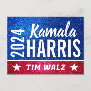 Kamala Harris 2024の進捗状況と統一をサポート ポストカード