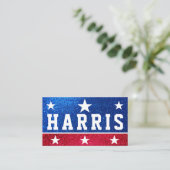 Kamala Harris 2024の進捗状況と統一をサポート 名刺 (スタンド正面)