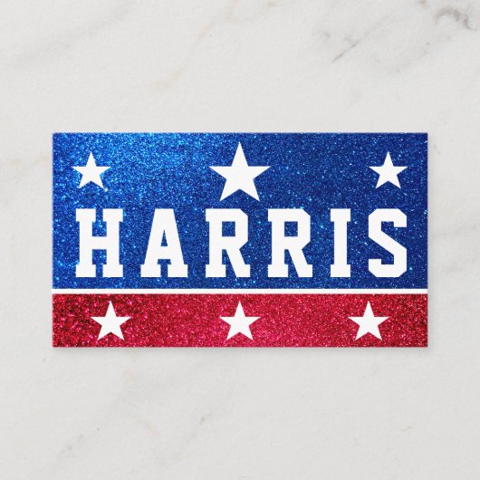 Kamala Harris 2024の進捗状況と統一をサポート 名刺 (正面)