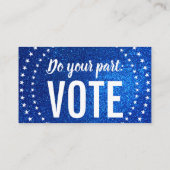 Kamala Harris 2024の進捗状況と統一をサポート 名刺 (裏面)