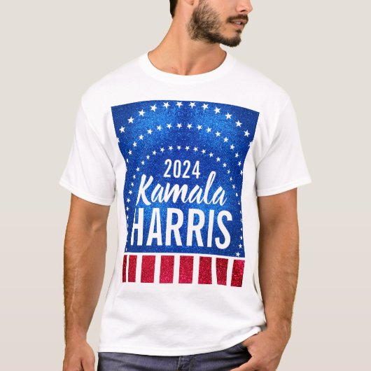 Kamala Harris 2024の進捗状況と統一をサポート Tシャツ (正面)