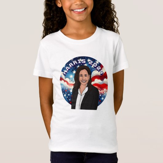 Kamala Harris 2024への投票 Tシャツ (正面)