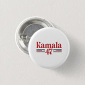 Kamala Harris 2024キャンペーンボタン 缶バッジ (正面&裏面)