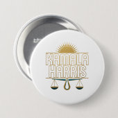 Kamala Harris 2024キャンペーンボタン 缶バッジ (正面&裏面)