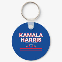 Kamala Harris 2024キャンペー大統領のンKeychain