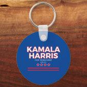 Kamala Harris 2024キャンペー大統領のンKeychain キーホルダー (正面)