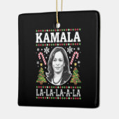 Kamala Harris 2024クリスマスコンマLaクリスマス セラミックオーナメント (左)