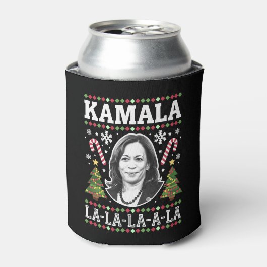 Kamala Harris 2024クリスマスコンマLaクリスマス 缶クーラー (缶正面)