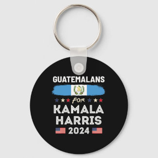 Kamala Harris 2024グアテマラ国旗のために キーホルダー