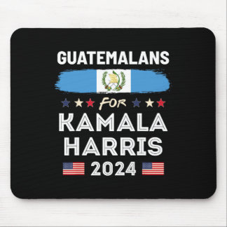Kamala Harris 2024グアテマラ国旗のために マウスパッド