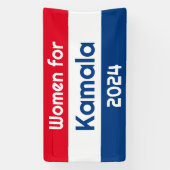 Kamala Harris 2024ビッグの女性 横断幕 (縦)