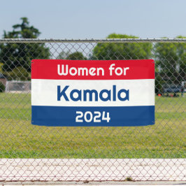 Kamala Harris 2024ビッグの女性 横断幕