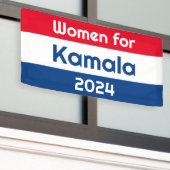 Kamala Harris 2024ビッグの女性 横断幕 (ビルの外側)