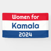 Kamala Harris 2024ビッグの女性 横断幕 (横)
