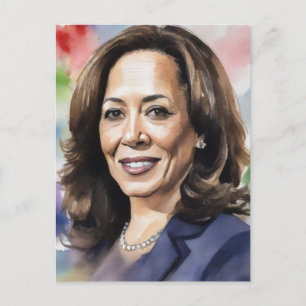 Kamala Harris 2024ブラックウィメンズ社長副社長 ポストカード