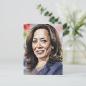 Kamala Harris 2024ブラックウィメンズ社長副社長 ポストカード (スタンド正面)
