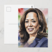 Kamala Harris 2024ブラックウィメンズ社長副社長 ポストカード (正面/裏面)