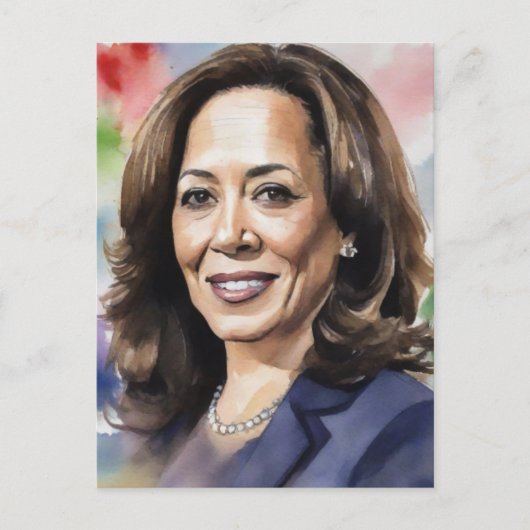 Kamala Harris 2024ブラックウィメンズ社長副社長 ポストカード (正面)