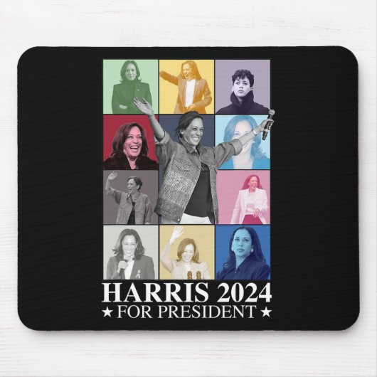 Kamala Harris 2024マダム大統領選挙民主党議員 マウスパッド (正面)