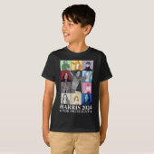 Kamala Harris 2024マダム大統領選挙民主党議員 Tシャツ (正面フル)