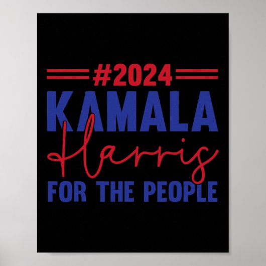 Kamala Harris 2024人民選挙2024年 ポスター (正面)