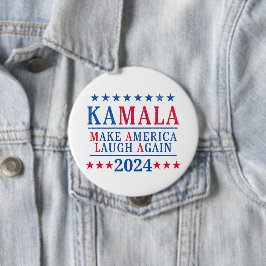 Kamala Harris 2024再びアメリカを笑わせる 缶バッジ