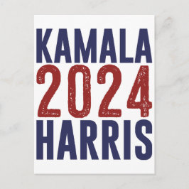 Kamala Harris 2024副社長からMadam President 47 シーズンポストカード