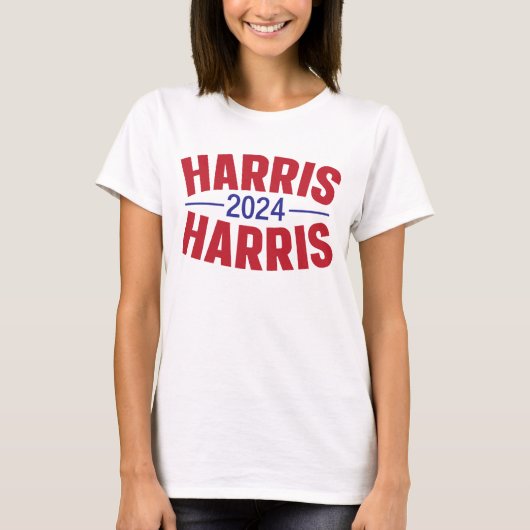 Kamala Harris 2024大統領投票Tim Walz Tシャツ (正面)