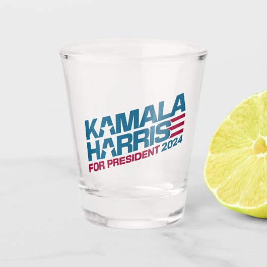 Kamala Harris 2024大統領選挙キャンペーン ショットグラス (正面)