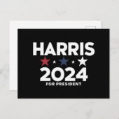 Kamala Harris 2024大統領選挙キャンペーン ポストカード (正面/裏面)