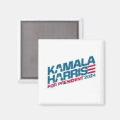 Kamala Harris 2024大統領選挙キャンペーン マグネット (正面/裏面)