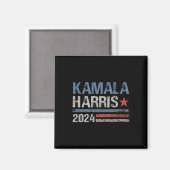 Kamala Harris 2024大統領選挙キャンペーン マグネット (正面/裏面)