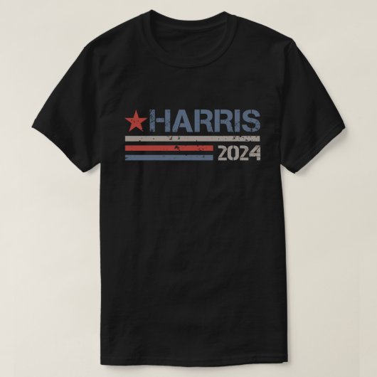 Kamala Harris 2024大統領選挙キャンペーン Tシャツ (デザイン正面)