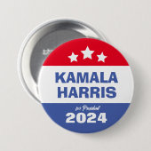 Kamala Harris 2024年の国民投票の会長 缶バッジ (正面&裏面)