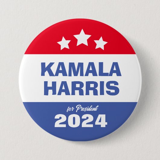 Kamala Harris 2024年の国民投票の会長 缶バッジ (正面)