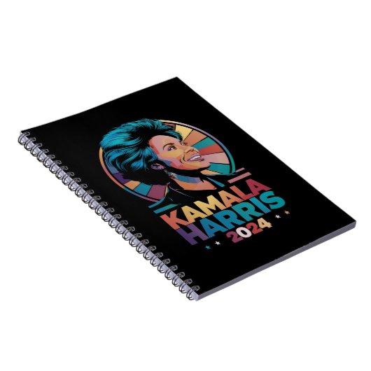 Kamala Harris 2024投票の投票で大統領に就任したカマラハリス ノートブック (右側)