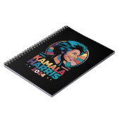 Kamala Harris 2024投票の投票で大統領に就任したカマラハリス ノートブック (左側)