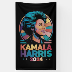 Kamala Harris 2024投票の投票で大統領に就任したカマラハリス 横断幕