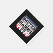 Kamala Harris 2024投票サポートのSwities スタンダードカクテルナプキン (角)