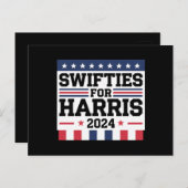 Kamala Harris 2024投票サポートのSwities ポストカード (正面/裏面)